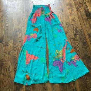 Show Me Your Mumu Map Print Pants